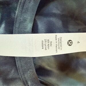 lululemon athletica Blue Tank Top
